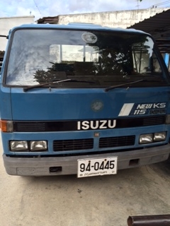 อีซูซุ 6 ล้อ NPR3.9 กระบะไม้