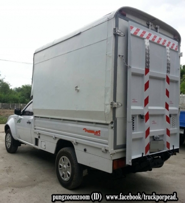 TOYOTA TATA สีขาว ติดตั้งตู้ลิฟท์เกด