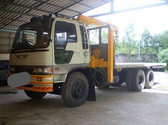 ขายรถบรรทุกสิบล้อติดเครน HINO SUMO 227 เครื่องเดิม เกียร์เดิม 2 เพลา ติดเครน 3 ตัน ทะเบียนพร้อม