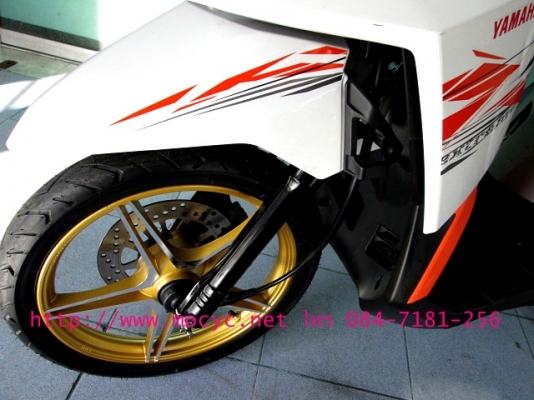 TTX สีขาวส้ม ล้อแม็กซ์สีทองใหม่ ลายดาวสวยเท่ยิ่งขึ้น ไมล์ 7653 โล ฟรีค่าโอน แถม 4 รายการ 29900