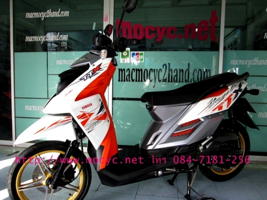 TTX สีขาวส้ม ล้อแม็กซ์สีทองใหม่ ลายดาวสวยเท่ยิ่งขึ้น ไมล์ 7653 โล ฟรีค่าโอน แถม 4 รายการ 29900