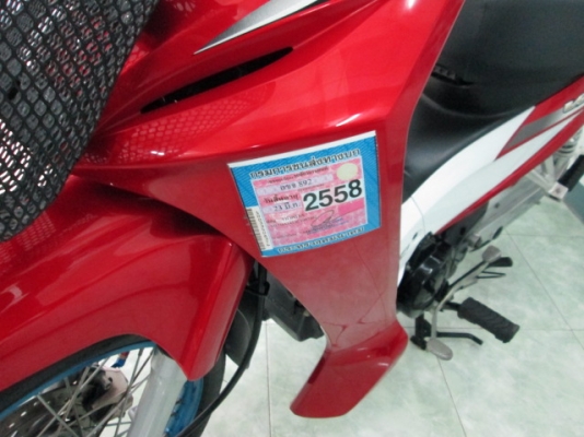 WAVE 110 i สีแดง ปี 55 รถบ้าน ใช้น้อยเครื่องดี ใช้ได้อีกนาน ฟรีค่าโอน  แถม 2 รายการ 25900