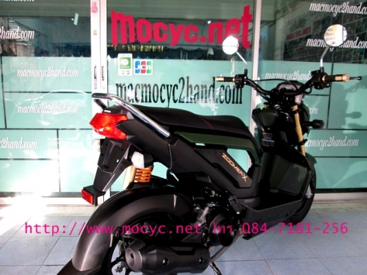 ZOOMER สีดำเขียวทหาร ปี 57 รุ่นท๊อป คอมบายเบลก ไมล์ 1588 โล  ฟรีค่าโอน แถม 4 รายการ 44900