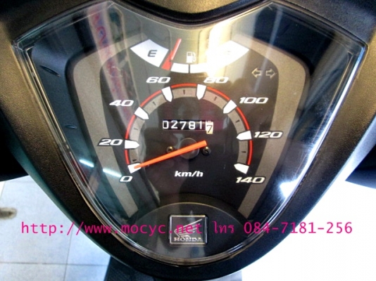 SPACY I สีดำ รถเดือน พ ค.ปี 2556 ไมล์ 2 พันโล ระบบหัวฉีด  ยูบ็อกใหญ่ ของแถม 3 รายการ  25900