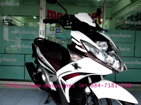 NOUVO SX  สีขาวม่วง มาใหม่ รถเดือน มิ.ย.ปี 56  รุ่นใหม่ หัวฉีด ฟรีค่าโอน ของแถม4รายการ 34900