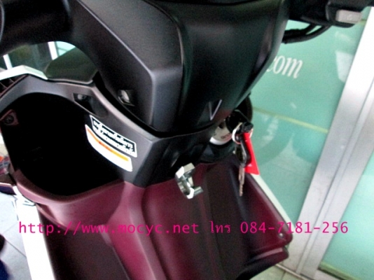 NOUVO SX  สีขาวม่วง มาใหม่ รถเดือน มิ.ย.ปี 56  รุ่นใหม่ หัวฉีด ฟรีค่าโอน ของแถม4รายการ 34900