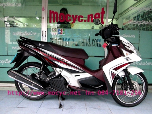 NOUVO SX  สีขาวม่วง มาใหม่ รถเดือน มิ.ย.ปี 56  รุ่นใหม่ หัวฉีด ฟรีค่าโอน ของแถม4รายการ 34900