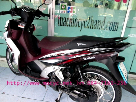 NOUVO SX  สีขาวม่วง มาใหม่ รถเดือน มิ.ย.ปี 56  รุ่นใหม่ หัวฉีด ฟรีค่าโอน ของแถม4รายการ 34900