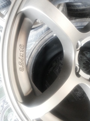 ขายล้อ RGS 18 (มือ2) หน้า8.5 หลัง9.5 4 ล้อ