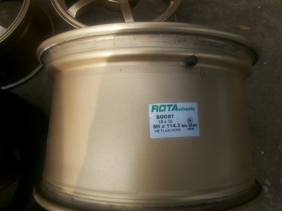 ข้ายล้อ RG2 18 (ROTA) มือ2 หน้า9 หลัง10 4 ล้อ
