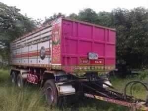 ขายรถบรรทุกพ่วงดัมพ์ ISUZU 360 ปี 55 ไมล์ 134,xxx กระบะอู่เอสที ลูก 3 เพลาแท้