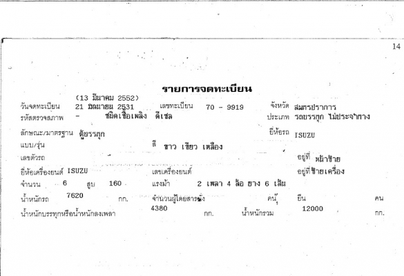 ขายรถบรรทุก 6 ล้อ