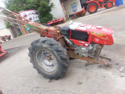 เครื่องคูโบต้าRT120 สภาพดี เดิมๆติดนิ่มๆ  โครงรถไถมุ้ยเล็งบางนา