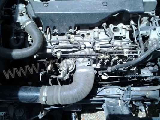 ISUZU รุ่น NQR กระบะคอกรั้วเหล็ก ความยาวกระบะ 5.50 เมตร