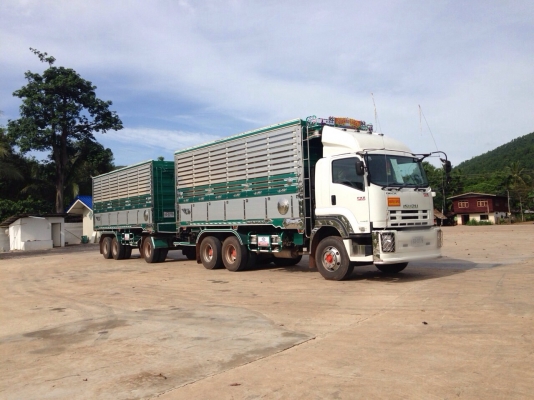 ขายดาว์นรถพ่วงดัมพ์ ISUZU 360 ปี 57 ไมล์ไม่ถึงหมื่นประกันภัยชั้น 1ยางใหม่