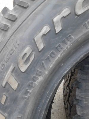 265/70R16 BF Goodrich Allterrain T/A ชุด 4 เส้น MADE IN U.S.A ติดต่อ TEL.081-427-3941 265/70R16 BF Goodrich Allterrain T/A ชุด 4 เส้น MADE IN U.S.A ติดต่อ TEL.081-427-3941