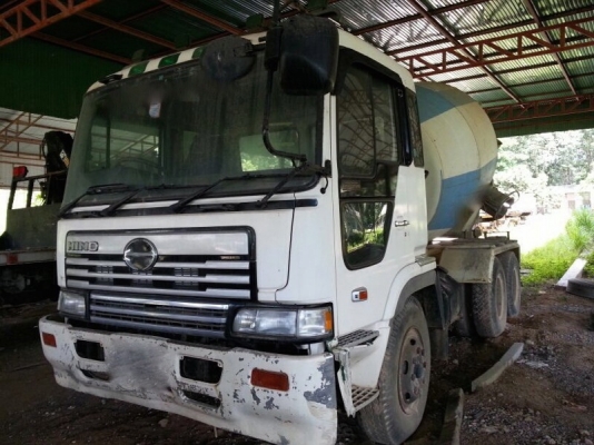 รถฮีโน่ 10 ล้อ ( โม่ปูน )  320 แรงม้า.  ( รถประกอบ )  สนใจติดต่อ 081 - 6079515