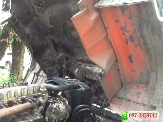 ขายรถบรรทุก 10 ล้อ 1 เพลา กระบะพื้นเรียบยาว 6 ม.