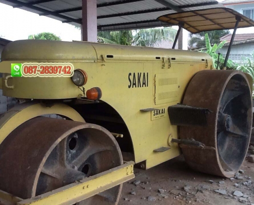 ขายรถบดล้อเหล็ก 3 ล้อ SAKAI