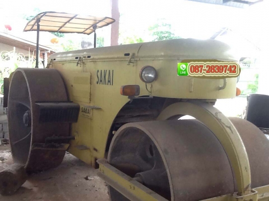 ขายรถบดล้อเหล็ก 3 ล้อ SAKAI