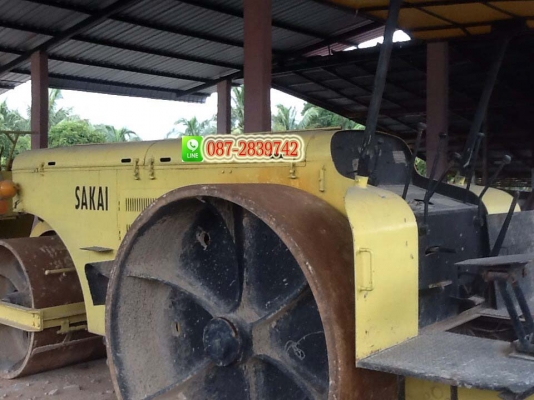 ขายรถบดล้อเหล็ก 3 ล้อ SAKAI