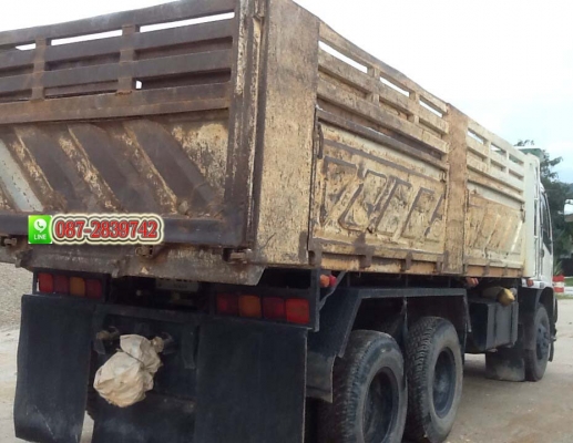 ขายรถดั้มพ์ 10 ล้อ 2 เพลา มีระบบลากจูง