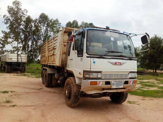 ***ขายแล้วครับขอบคุณ Truck2hand ขาย10ล้อ2เพลาดั้ม ราคาถูกๆHINO FM3MNLD M10C-240HP เครื่องเดิมเกียร์เดิม เครื่องดี แรงดี ช่วงล่างเดิมคัสซีดี ไม่ปะไม่ดาม กระบะดั้มเหล็กสภาพพอใช้ ต้องเก็บพื้นดีข้างพอใช้ ดั้มดีแรงดีไม่ยุบ หัวเก๋งไม่เดิม วางใหม่สภาพดีไม่ผุภายใ