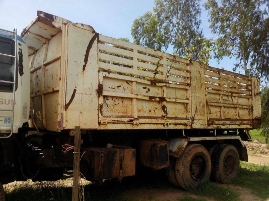 ***ขายแล้วครับขอบคุณ Truck2hand ขาย10ล้อ2เพลาดั้ม ราคาถูกๆHINO FM3MNLD M10C-240HP เครื่องเดิมเกียร์เดิม เครื่องดี แรงดี ช่วงล่างเดิมคัสซีดี ไม่ปะไม่ดาม กระบะดั้มเหล็กสภาพพอใช้ ต้องเก็บพื้นดีข้างพอใช้ ดั้มดีแรงดีไม่ยุบ หัวเก๋งไม่เดิม วางใหม่สภาพดีไม่ผุภายใ