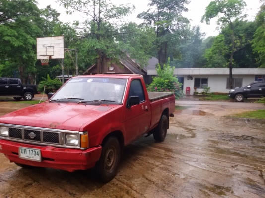 นิสสันหัวเดียว ฝาแดง กระบะสะแตนแลส พร้อมใช้ 59000