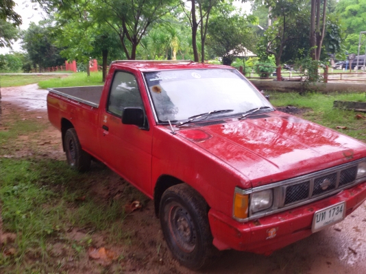 นิสสันหัวเดียว ฝาแดง กระบะสะแตนแลส พร้อมใช้ 59000