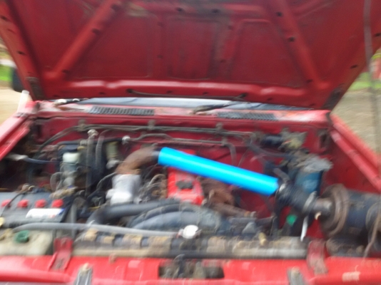 นิสสันหัวเดียว ฝาแดง กระบะสะแตนแลส พร้อมใช้ 59000