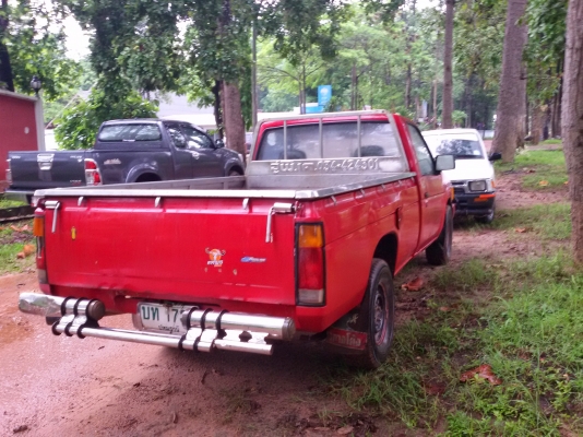 นิสสันหัวเดียว ฝาแดง กระบะสะแตนแลส พร้อมใช้ 59000