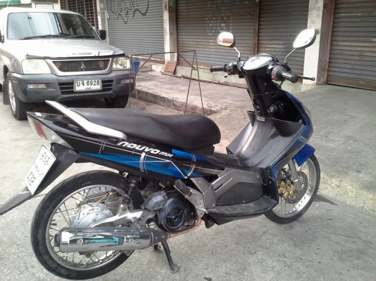 Nouvo mx ปี 50 สีน้ำเงิน รถสวย เครื่องเดิม เงียบ แน่นๆ ชุดสีสด มีเล่ม เอกสารครบ Nouvo mx ปี 50 สีน้ำเงิน รถสวย เครื่องเดิม เงียบ แน่นๆ ชุดสีสด มีเล่ม เอกสารครบ