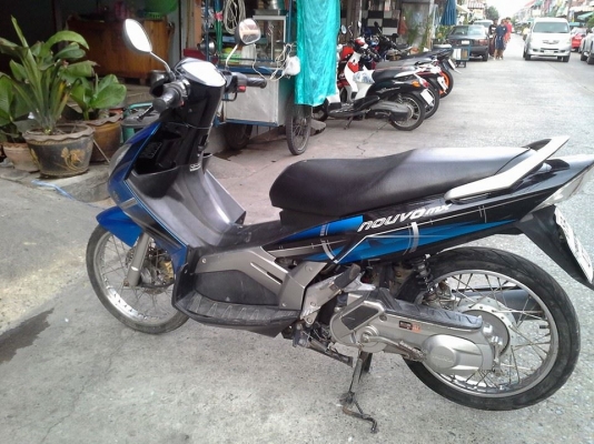 Nouvo mx ปี 50 สีน้ำเงิน รถสวย เครื่องเดิม เงียบ แน่นๆ ชุดสีสด มีเล่ม เอกสารครบ Nouvo mx ปี 50 สีน้ำเงิน รถสวย เครื่องเดิม เงียบ แน่นๆ ชุดสีสด มีเล่ม เอกสารครบ