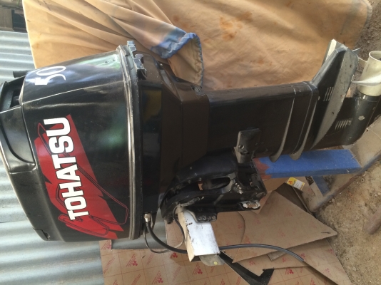 ขายเครื่องเรือ TOHATSU 50 แรง 85,000.-มีทริมยกหาง มีรีโมทให้ ขายเครื่องเรือ TOHATSU 50 แรง 85,000.-มีทริมยกหาง มีรีโมทให้