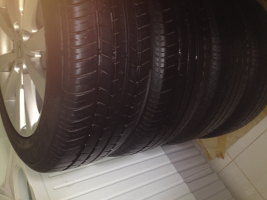 ขายล้อแม็ก Honda civic fb ขอบ 16 5รู114 พร้อมยาง 205 55 16