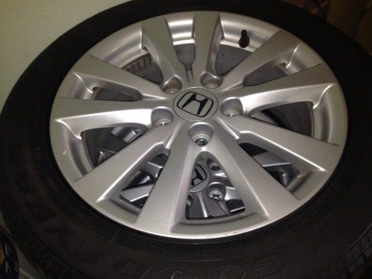 ขายล้อแม็ก Honda civic fb ขอบ 16 5รู114 พร้อมยาง 205 55 16