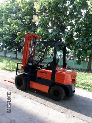 FORKLIFT*TOYOTA*5FD25*เสาฟลูฟรี5.50ม.*นำเข้าแท้จากญี่ปุ่นขายด่วนที่โคราช