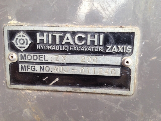 ต้องการขาย แบคโฮ ฮิตาชิ ZX200-1 ต้องการขาย แบคโฮ ฮิตาชิ ZX200-1