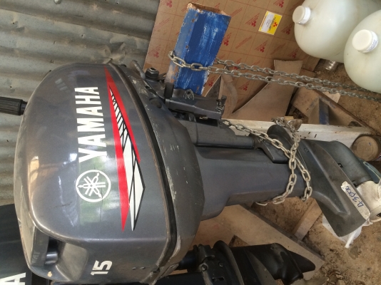 ขายเครื่องเรือ YAMAHA 15 แรง 44,000.-