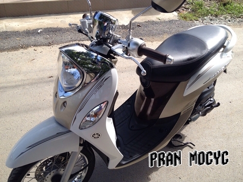 ขายyamaha fino สีขาวน้ำตาล ปี2013 ขายyamaha fino สีขาวน้ำตาล ปี2013