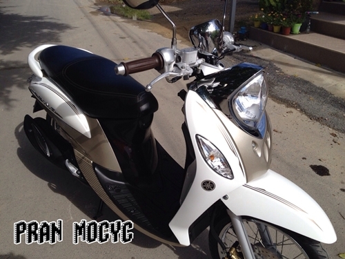ขายyamaha fino สีขาวน้ำตาล ปี2013 ขายyamaha fino สีขาวน้ำตาล ปี2013