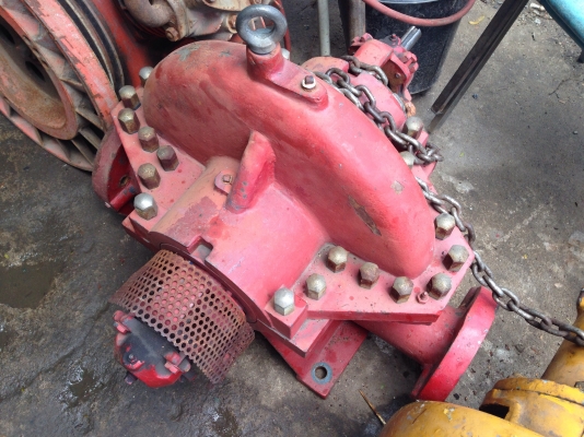 ขายปั้มน้ำหอยโข่ง split case ยี่ห้อ Electra ใช้กับมอเตอร์ 30 HP. สภาพดี หมุนนิ่ม