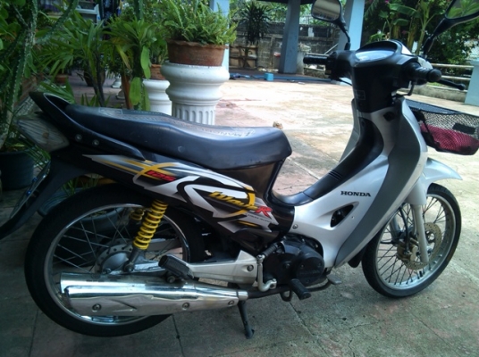 wave125r ubox ปี47 เทาดำ 303 เครื่องดี  15,000