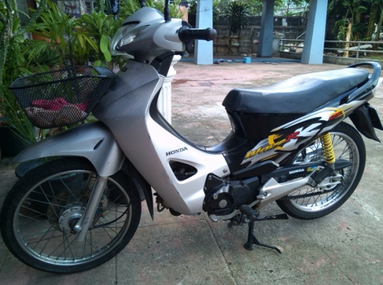 wave125r ubox ปี47 เทาดำ 303 เครื่องดี  15,000