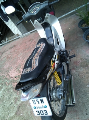 wave125r ubox ปี47 เทาดำ 303 เครื่องดี  15,000