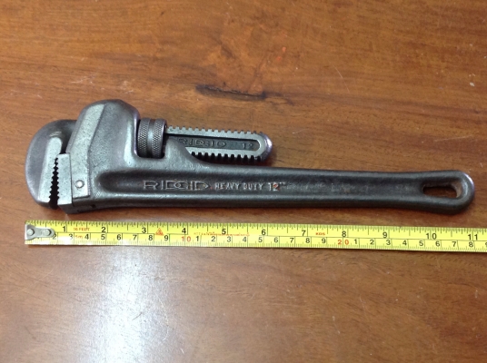 ขายคอม้า VINTAGE RIDGID HEAVY DUTY 12"