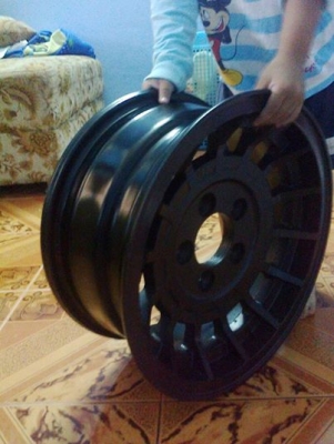 แม็กซ์บรรทุกขอบ14 5/114หน้ากว้าง7นิ้วเก่าทำสีใหม่สีดำ แม็กซ์บรรทุกขอบ14 5/114หน้ากว้าง7นิ้วเก่าทำสีใหม่สีดำ