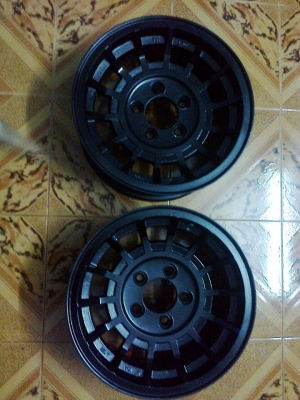 แม็กซ์บรรทุกขอบ14 5/114หน้ากว้าง7นิ้วเก่าทำสีใหม่สีดำ แม็กซ์บรรทุกขอบ14 5/114หน้ากว้าง7นิ้วเก่าทำสีใหม่สีดำ