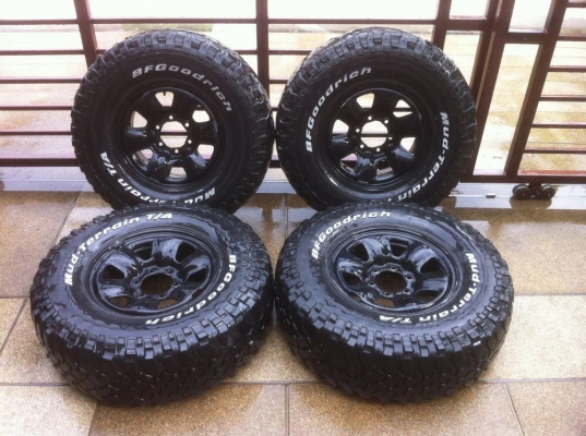 ขายล้อกะทะ + ยาง bf mud 16